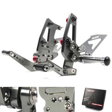 Imagem de Arashi Versão 2.0 Traseira Ajustável para Triumph Speed Triple 1050 2011-2015, Cinza