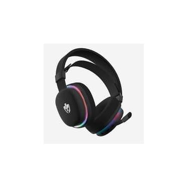 Imagem de Headset Gamer Sem Fio Evolut Kon, RGB, Driver 40mm, Bluetooth e 3.5mm, Preto - EG350