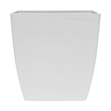 Imagem de Vaso quadrado Aria de 30,5 cm, branco, ASP12000A10