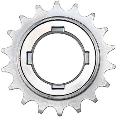 Imagem de CyclingDeal Roda livre de bicicleta de velocidade única - compatível com cassete Shimano tipo Freewheel - 18 dentes para corrente de 1,27 cm x 1/20.3 cm