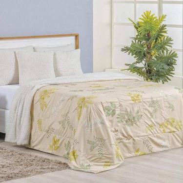 Imagem de Cobertor King Top Line Estampado Hipercal/Sherpa 1 Peça - Natives - Do