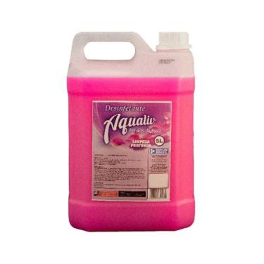 Imagem de Desinfetante Aqualiv Plus Limpeza Profunda Pétala De Rosa 5L - Borlen