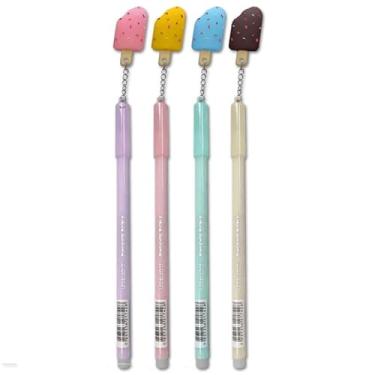 Imagem de CANETA GEL APAGAVEL 0.5 COM PINGENTE PICOLE 0.5 LEO E LEO