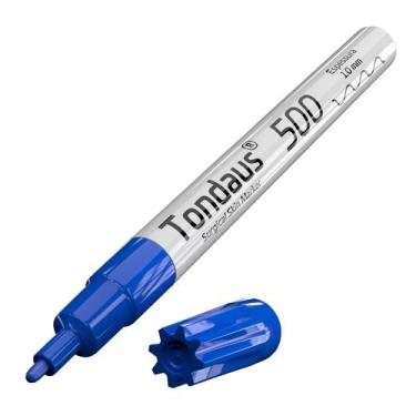 Imagem de Caneta marcação cirúrgica 1.0mm cor azul 01un tondaus 500, AZUL