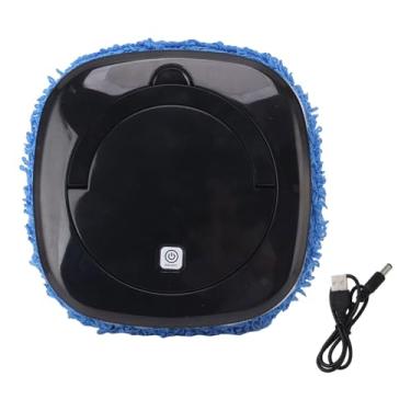 Imagem de ＫＬＫＣＭＳ Robô aspirador de pó para limpeza de pisos e azulejos, preto