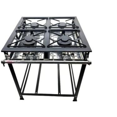Imagem de Fogão Industrial 4 Bocas 30x30 P5 Leona - Mr Fogões