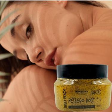 Imagem de Esfoliante Rhenuks Pêssego Doce 300g Para Pele Macia