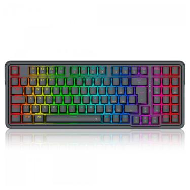 Imagem de Teclado Mecânico Gamer Redragon Glória - ABNT2 - RGB Chroma Mark II - Switch Brown - 98% - Preto