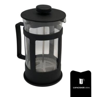 Imagem de Cafeteira Prensa Francesa Cremeira Café Leite Chá 600ml - Wincy