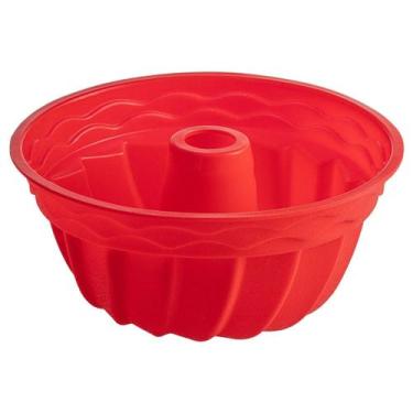 Imagem de Assadeira 23,5cm Antiaderente Sortida Espiral Silicone Bolo - QUALITY 