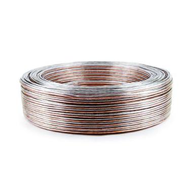 Imagem de Cabo Polarizado para Áudio 2x0,50mm² Cristal 1 MT - TIAFLEX, 1 MT