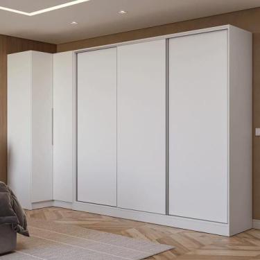 Imagem de Guarda-Roupa Modulado Neo + Guarda-Roupa Royale 3 Portas de Correr Bra