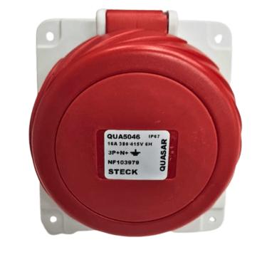 Imagem de Tomada Quasar 3P+N+T 380/415V 16A IP67 Cod. QUA5046 – Steck