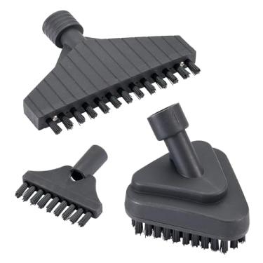 Imagem de Wagner Kit de 3 escovas de fixação de acessórios, inclui escova de argamassa pequena e grande e escova triangular de cerdas macias compatível com vaporizadores 905e, 915e e 925e
