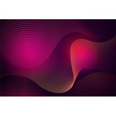 Imagem de Quadro Decorativo com Estampa Beautiful Wavy 40 x 40 Papel 3 unidades