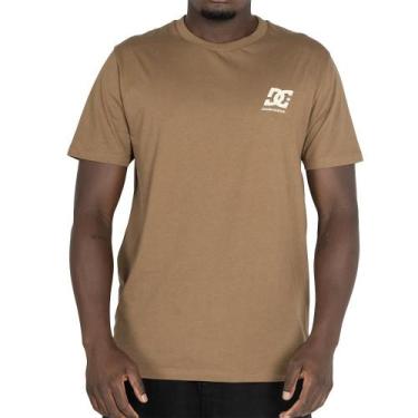 Imagem de Camiseta DC Shoes Palletline WT25 Masculina Marrom, G, Brown