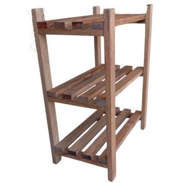 Imagem de Estante Modular 3 Prateleiras Madeira Maciça 65x50x29 cm Pintada NeonX