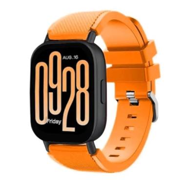 Imagem de Pulseira esportiva de silicone para Redmi Watch 5 Active,acessórios de relógio inteligente, cinto de substituição (Orange)