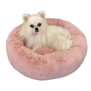 Imagem de Cama Pet Nuvem Fristyle Em Pelúcia Para Cachorros Gatos Animais Rosé 60 cm