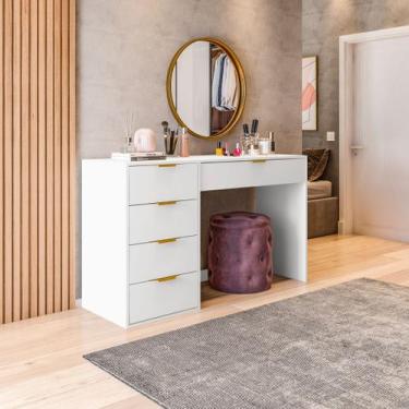 Imagem de Penteadeira com Porta Objetos e 5 Gavetas Vita - Yescasa