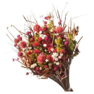 Imagem de Buquê Preservado Rústico Colorido n19 - Pense Flores