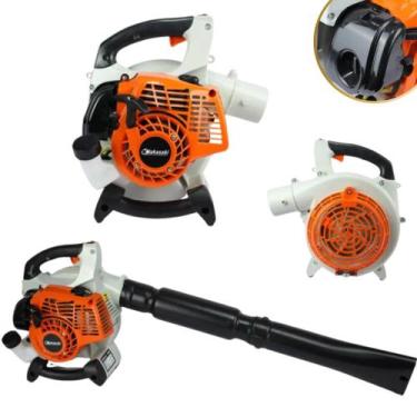 Imagem de Soprador De Folhas 33cc Profissional Nakasaki Potente Gasolina Limpeza