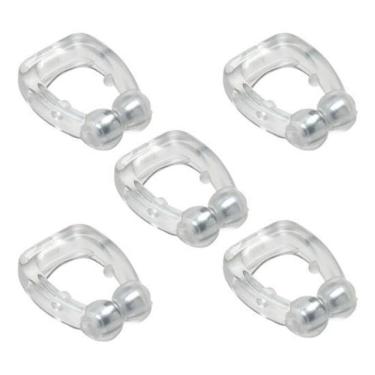 Imagem de Kit 5 Und Clipe Nasal Dilatador Magnético Com Imã Anti Ronco