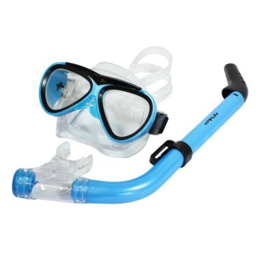 Imagem de Kit De Mergulho Infantil Poker Tinos - Azul celeste