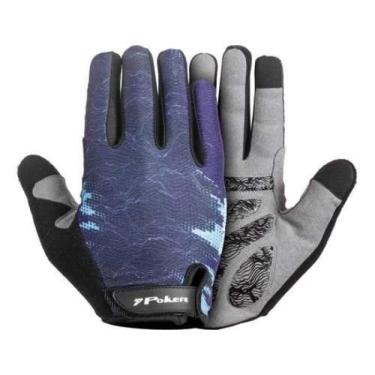 Imagem de Luva Bike Antishock Poker Gel Dedo Longo Motion - Preto