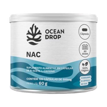 Imagem de NAC Acetilcisteína Ocean Drop Vegano 120 Cápsulas