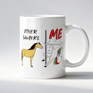 Imagem de LADOCK Caneca engraçada de advogado, presentes para advogados caneca de café de cerâmica, presentes de advogados para mulheres e homens, presente engraçado para advogados, xícaras de chá de café 325