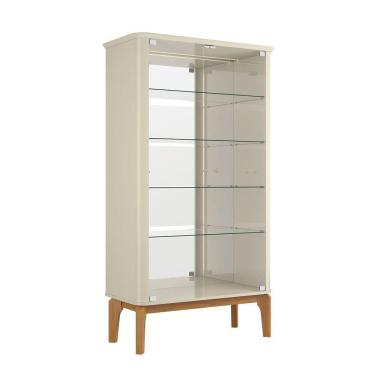 Imagem de Cristaleira Flip 2 Portas De Vidro Off White