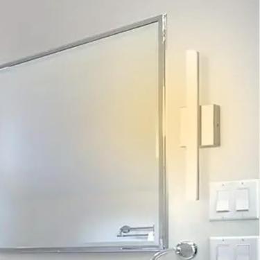 Imagem de Luz de Espelho LED Arandelas de Parede Banheiro Arandela Moderna Sombra Acrílica Iluminação de Imagem Penteadeira Iluminação de Parede para Banheiro Sala de Estar Armário Espelho Escada (Luz Quente