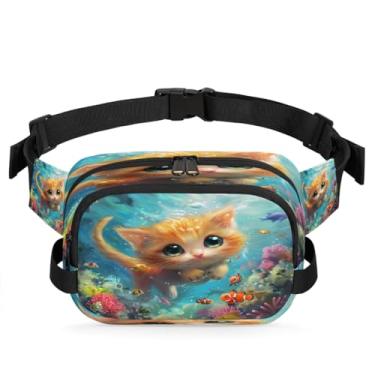 Imagem de Pochete Boho étnica asteca retrô para mulheres e homens com alça ajustável, bolsa transversal, bolsa de peito, bolsas de bumbum, bolsa de estilingue, Cor 12