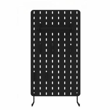 Imagem de Pegboard MDF 34x59 Organizador Setup Gamer Home Office Preto pegboard para Setup Gamer e Home Office, Organize com Estilo e Funcionalidade