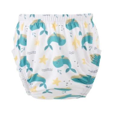 Imagem de Fralda De Natação Para Bebês Meninos E Meninas Respirável Com Estampa 