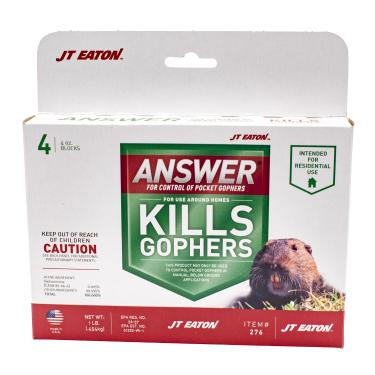 Imagem de JT Eaton Resposta 276 para esquilos de bolso, anticoagulante anticoagulante controle de roedores (caixa de 4 libras)