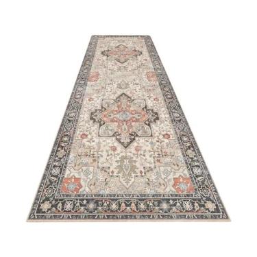 Imagem de Tapete De Chão Lavável Em Cashmere Boêmio Para Cozinha E Banheiro, À P