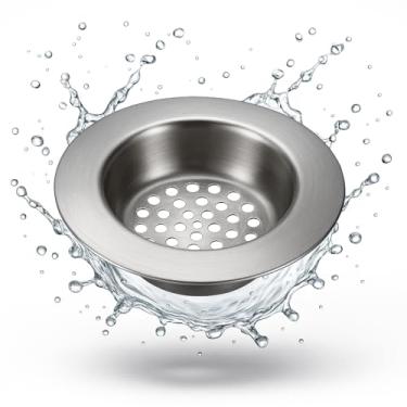 Imagem de Kit 2 Ralos de Pia Inox 9 cm – Antientupimento, Escoamento Rápido, Resistente à Corrosão – Cozinha, Banheiro e Lavanderia. (2)