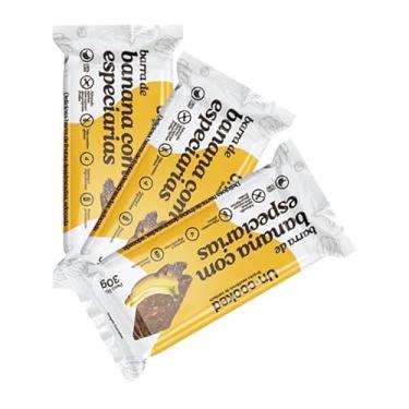 Imagem de Kit 3X: Barra Banana/Especiaria S/Glúten Vegano Uncooked 30g