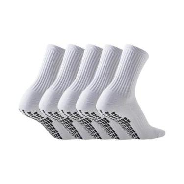 Imagem de Meias Esportivas Unissex De 5 Pares Para Futebol, Rugby, Corrida, Têni