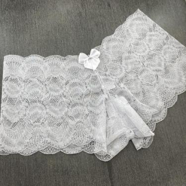 Imagem de Caleçon Renda Plus Size - Ternura Íntima, Branco gelo, 52