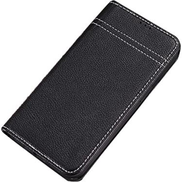 Imagem de KKFAUS Capa para iPhone 13/13 Mini/13 Pro/13 Pro Max, Carteira de Couro PU Premium Magnética Folio Flip Case com Slots de Cartão Suporte (Cor: Preto, Tamanho: 13pro max 6,7 polegadas)