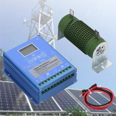 Imagem de Controlador Híbrido Solar Eólico De 4000 W, Controlador De Carga Mppt, Controlador Solar De 2000 W, Turbina Eólica De 2000 W, Controlador De Carga Híbrida Solar Eólica Para Uso, 48V