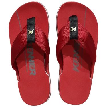 Imagem de Chinelo Kenner Nk6 Vermelho Escarlate Masculino Original-Masculino