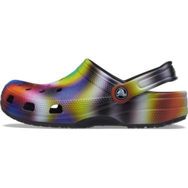Imagem de Sandália Classic Solarized, Crocs, Adulto Unissex, Black/Multi, 37