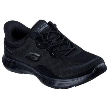 Imagem de Skechers Tênis feminino de cano baixo, Preto, 23.5 cm