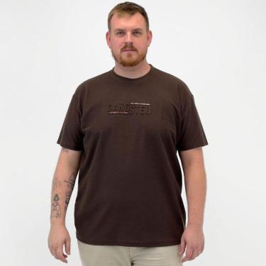 Imagem de Camiseta Gangster Plus Size Manga Curta Masculina-Masculino