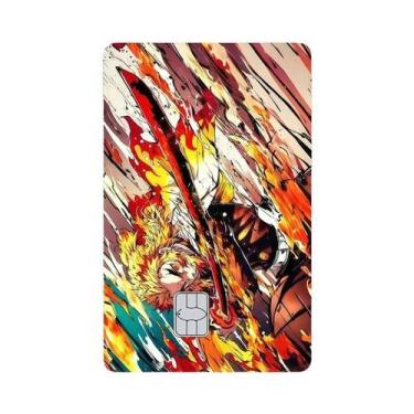 Imagem de Adesivos De PVC Para Cartão De Crédito Anime DIY Nezuko Tanjirou Tomio