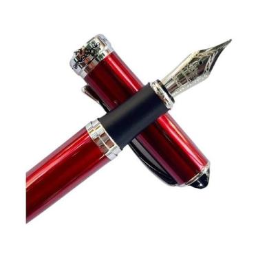 Imagem de Conjunto De Caneta Tinteiro Jinhao X750 Com Detalhes Prateados, Ponta 